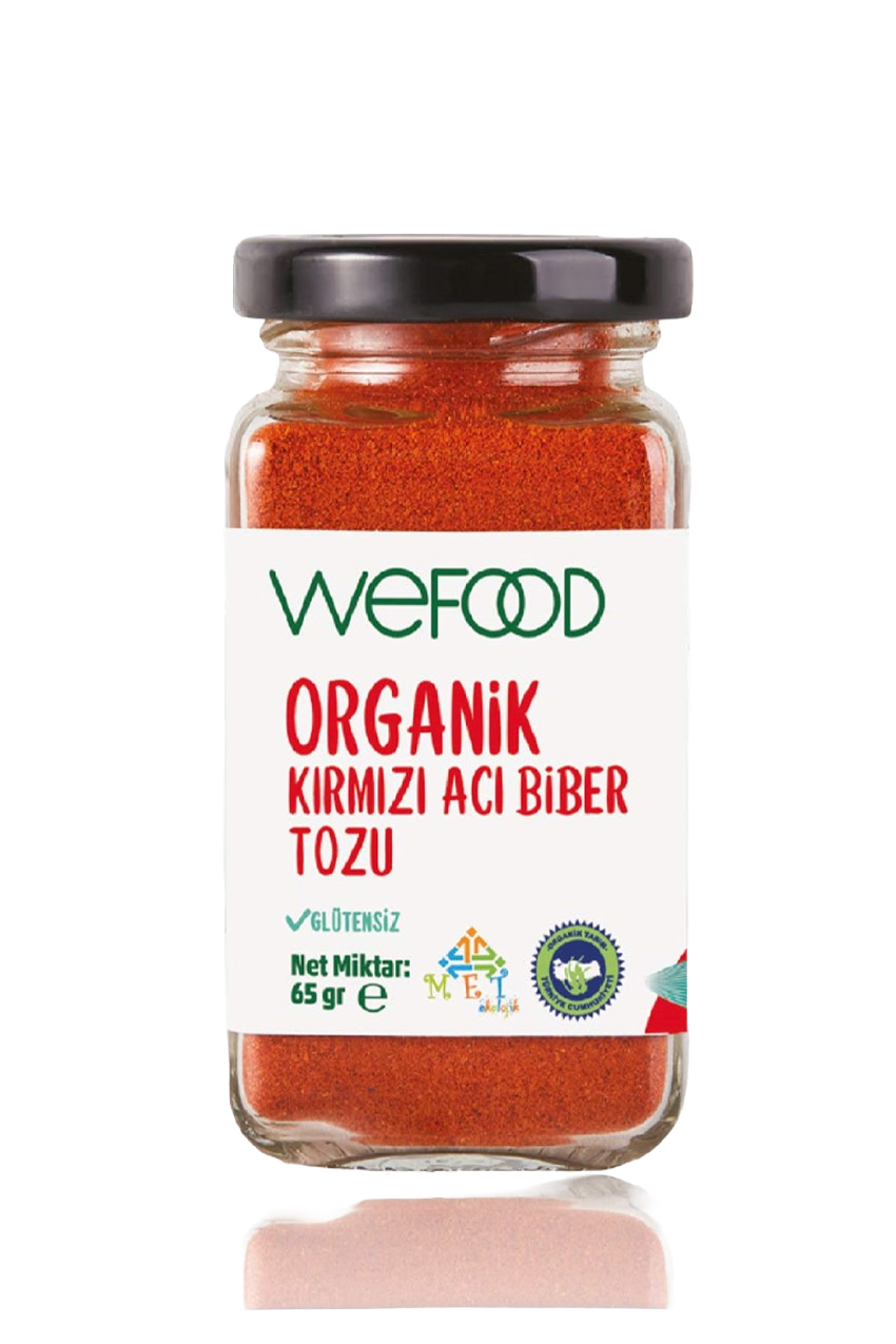 Organic Red Hot Pepper Powder 65 gr - Wholeness